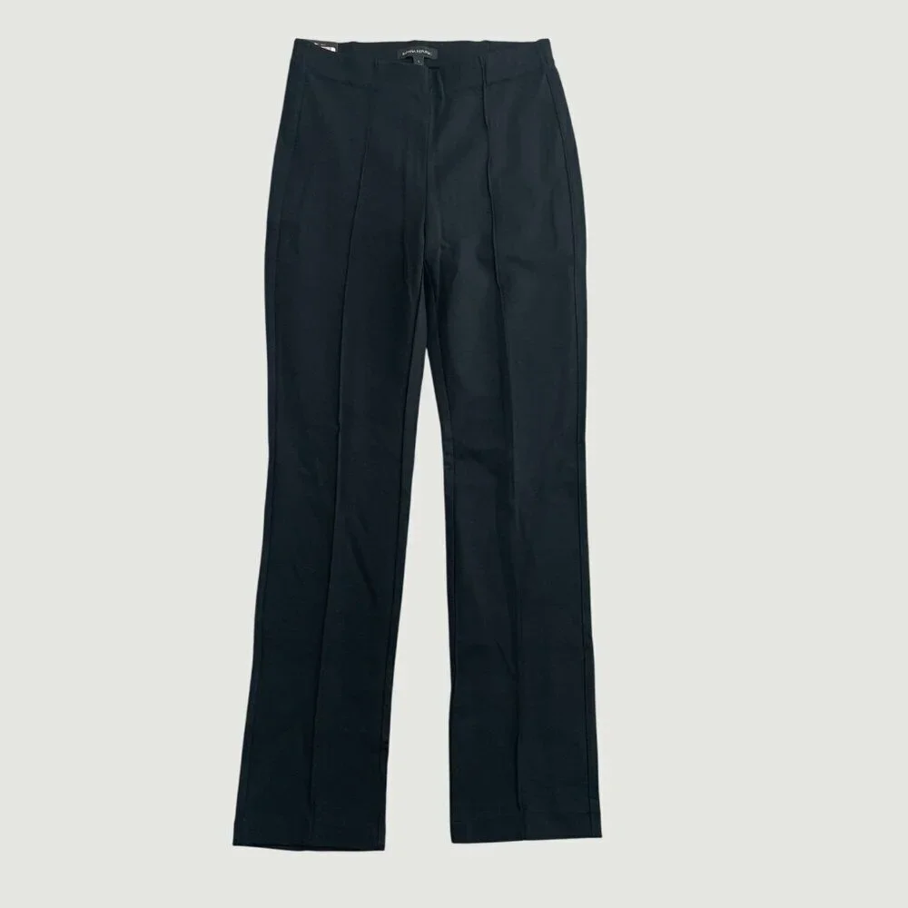 NEW Banana Republic Women's Size S Black Ponte Pant Slim Fit M0693